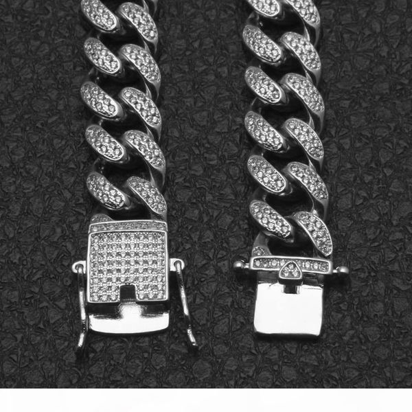 кубинский link chain iced out mens ожерелье хип-хоп ювелирных изделий класса люкс дизайнерские серебряные ожерелья рэпер bling алмазные цепи, Silver 
кубинский link chain iced out mens ожерелье хип-хоп ювелирных изделий класса люкс дизайнерские серебряные ожерелья рэпер bling алмазные цепи, Silver