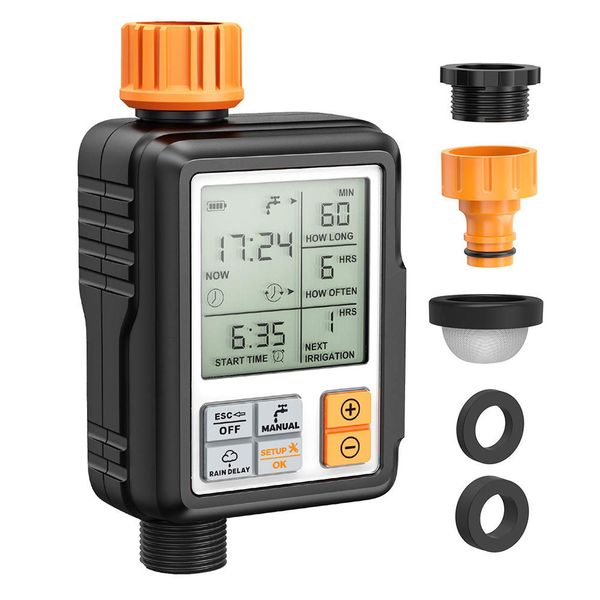 3/4'' ip65 waterproof automatic water irrigation timer hose timer sprinkler controller faucet digital watering timer w/ lcd screen
3/4'' ip65 waterproof automatic water irrigation timer hose timer sprinkler controller faucet digital watering timer w/ lcd screen