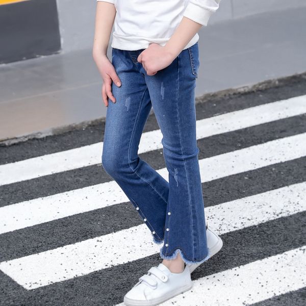 2020 trumpet trumpet crawler trouser middle school girls denim bell girls ladies single layer pants children's pants fashion oem, Blue
2020 trumpet trumpet crawler trouser middle school girls denim bell girls ladies single layer pants children's pants fashion oem, Blue