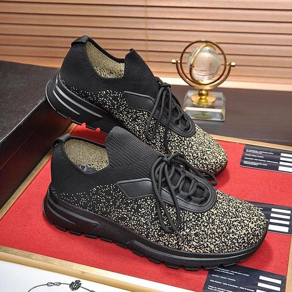 luxury mens shoes casual breathable design fashion footwears prax 01 knit fabric sneakers patchwork scarpe da uomo men shoes casual rubber, Black
luxury mens shoes casual breathable design fashion footwears prax 01 knit fabric sneakers patchwork scarpe da uomo men shoes casual rubber, Black