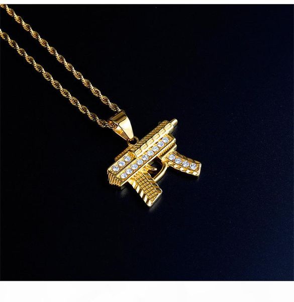 hip-hop submachine gun подвеска ожерелье для мужчин top hip hop full diamond jewelry luxury hiphop ожерелье из нержавеющей стали, Silver
hip-hop submachine gun подвеска ожерелье для мужчин top hip hop full diamond jewelry luxury hiphop ожерелье из нержавеющей стали, Silver
