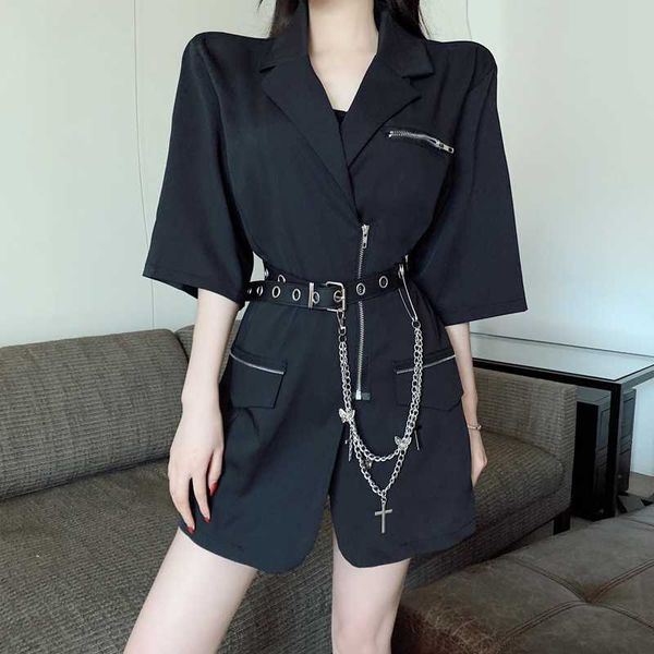 women's jackets arrival 2021 runway korean elegant jacket dress female high end chic notched dresses with belt vestido, Black;brown
women's jackets arrival 2021 runway korean elegant jacket dress female high end chic notched dresses with belt vestido, Black;brown