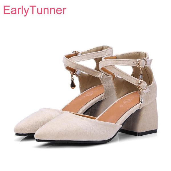 brand new summer pink beige women formal sandals chunky heels cross tied lady party nude shoes es814 plus big size 32 46, Black
brand new summer pink beige women formal sandals chunky heels cross tied lady party nude shoes es814 plus big size 32 46, Black