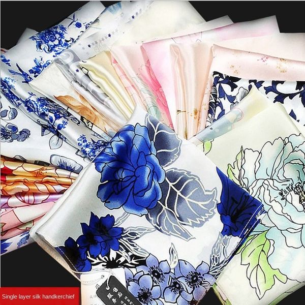 new silk plain crepe satin bra small gift bra handkerchief printing classical chinese style genuine silk handkerchief ladies, Blue;white
new silk plain crepe satin bra small gift bra handkerchief printing classical chinese style genuine silk handkerchief ladies, Blue;white