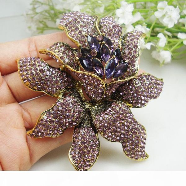 purple vintage style purple rhinestones crystal orchid flower brooch pin fashion woman flower brooches ing, Gray
purple vintage style purple rhinestones crystal orchid flower brooch pin fashion woman flower brooches ing, Gray