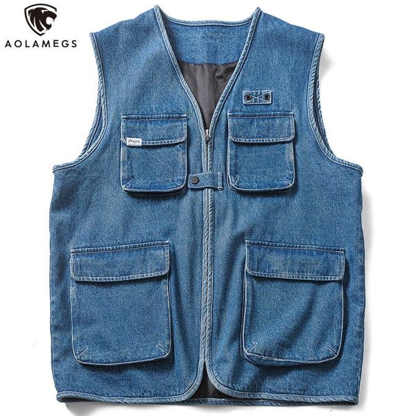 aolamegs tank men solid color multi-pocket men denim vest casual harajuku loose hooded tank spring summer streetwear
aolamegs tank men solid color multi-pocket men denim vest casual harajuku loose hooded tank spring summer streetwear