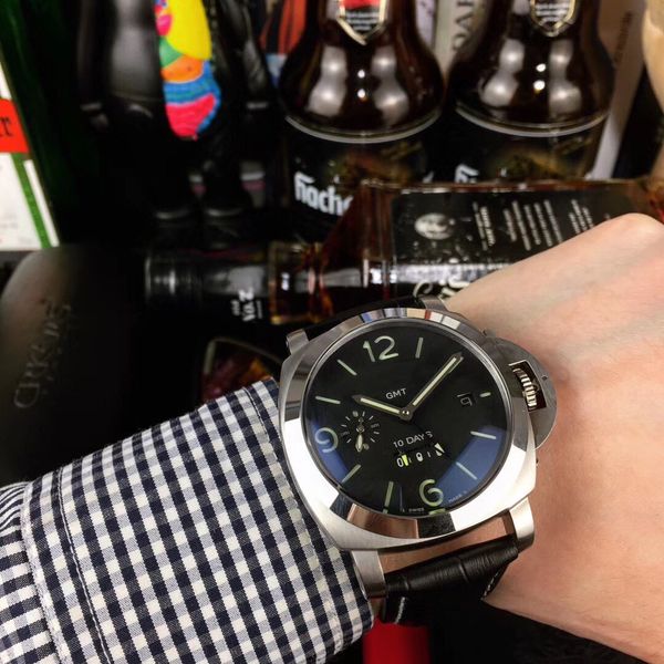 men watches automatic movement 47*16mm waterproof leather strap male clock men wristwatches exquisite gift for men, Slivery;brown
men watches automatic movement 47*16mm waterproof leather strap male clock men wristwatches exquisite gift for men, Slivery;brown