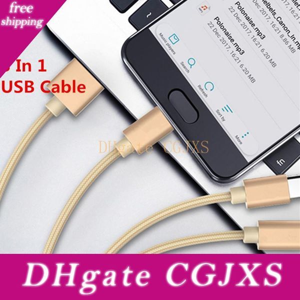 новый 3 в 1 usb кабель для xiaomi несколько 2.4a быстрой зарядки зарядного устройства плетеного usb type c type-c micro usb кабель для andro
новый 3 в 1 usb кабель для xiaomi несколько 2.4a быстрой зарядки зарядного устройства плетеного usb type c type-c micro usb кабель для andro