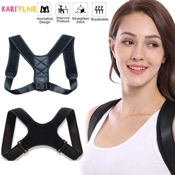 new posture corrector spine back shoulder support corrector band adjustable brace correction humpback back pain relief, Black;blue
new posture corrector spine back shoulder support corrector band adjustable brace correction humpback back pain relief, Black;blue