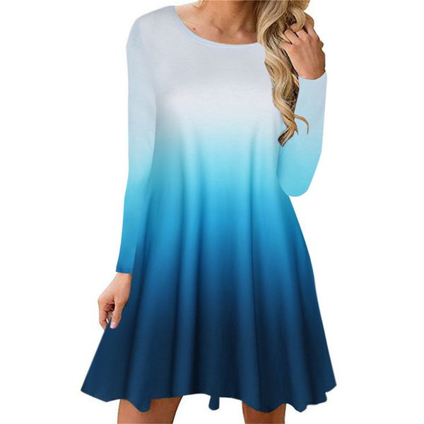 plus size loose casual women dress fashion solid o-neck long sleeve autumn dress 2019 new knee-length a-line vestidos robe femme, Black;gray
plus size loose casual women dress fashion solid o-neck long sleeve autumn dress 2019 new knee-length a-line vestidos robe femme, Black;gray