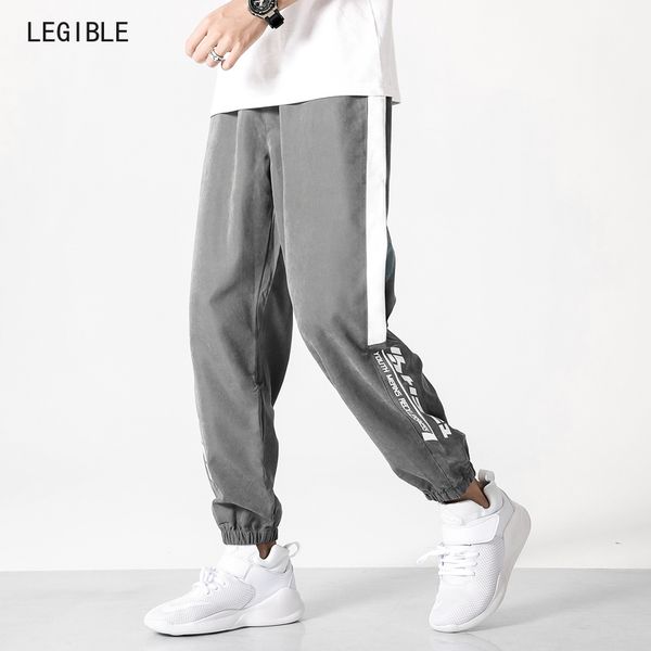 legible summer pants mens casual solid sweatpants jogger men ankle-length pant streetwear men trousers outside, Black
legible summer pants mens casual solid sweatpants jogger men ankle-length pant streetwear men trousers outside, Black