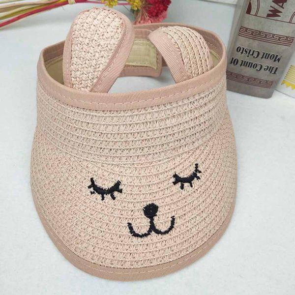 children straw hat ears embroidery empty hat men and women baby summer outdoor shade straw wholesale, Blue;gray
children straw hat ears embroidery empty hat men and women baby summer outdoor shade straw wholesale, Blue;gray