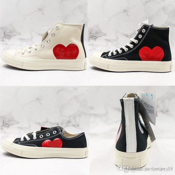 1970s big eyes play chuck 70 multi heart 70s hi canvas shoes classic 1970 jointly name skateboard trainers casual sneakers 36-44, Black
1970s big eyes play chuck 70 multi heart 70s hi canvas shoes classic 1970 jointly name skateboard trainers casual sneakers 36-44, Black