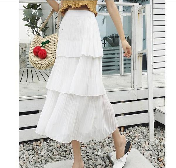 spring summer women ruffles skirts long white black skirts 2020 elegant chiffon layers tulle skirt for women girls beach
spring summer women ruffles skirts long white black skirts 2020 elegant chiffon layers tulle skirt for women girls beach