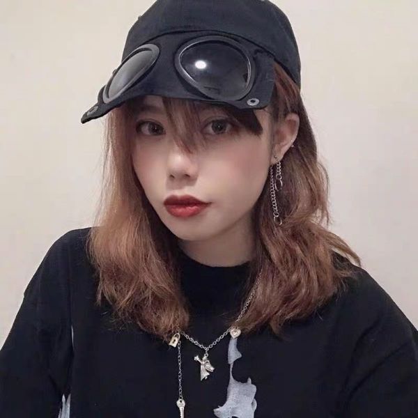 korean fashion brand pilot glasses baseball female hip-hop ins black baseball cap male street all-match duck tongue cap, Blue;gray
korean fashion brand pilot glasses baseball female hip-hop ins black baseball cap male street all-match duck tongue cap, Blue;gray