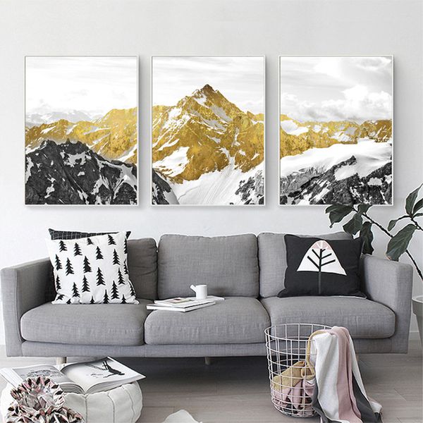 nordic style modern home furnishing three pieces of gold mountain wall decoration painting spray painting wall art
nordic style modern home furnishing three pieces of gold mountain wall decoration painting spray painting wall art