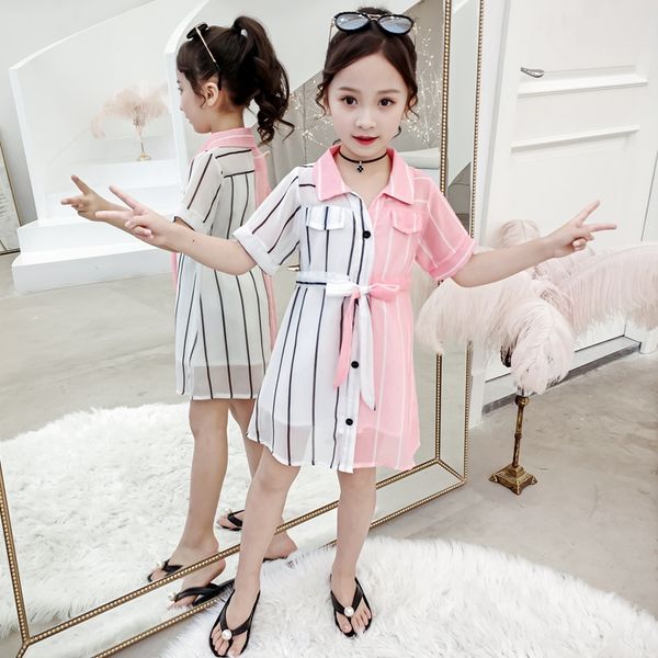 girls short-sleeved shirt 2020 new clothing chiffon striped children's shirt medium tong chen shan children's tong chen shan and l, White;black
girls short-sleeved shirt 2020 new clothing chiffon striped children's shirt medium tong chen shan children's tong chen shan and l, White;black