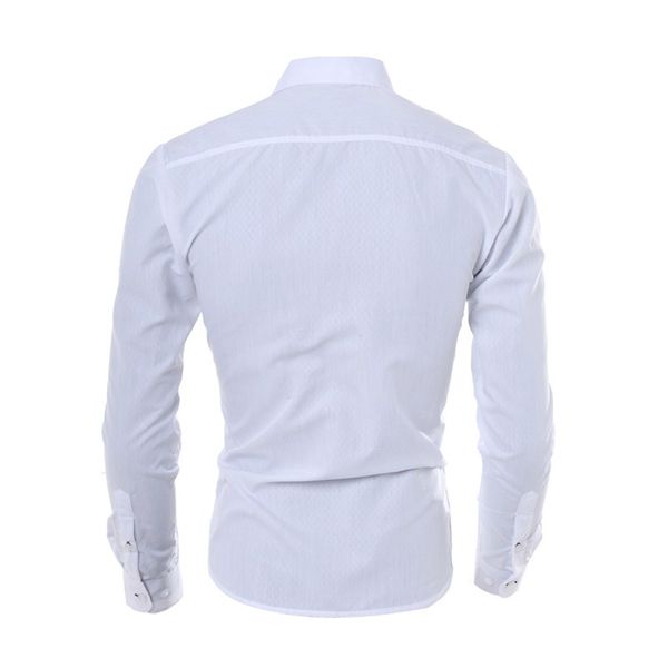 men fashion business shirt long sleeve slim royal blue white solid color autumn clothing feme, White;black
men fashion business shirt long sleeve slim royal blue white solid color autumn clothing feme, White;black