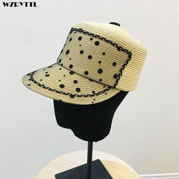 2019 new beige black visor hat women straw cap fascinating veil beret newsboy fashion cap uv sunhat crushable beach hat, Blue;gray
2019 new beige black visor hat women straw cap fascinating veil beret newsboy fashion cap uv sunhat crushable beach hat, Blue;gray