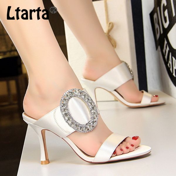 sandals ltarta fashion banquet high-heeled metal large diamond buckle satin word female and slippers ds-566-1, Black
sandals ltarta fashion banquet high-heeled metal large diamond buckle satin word female and slippers ds-566-1, Black