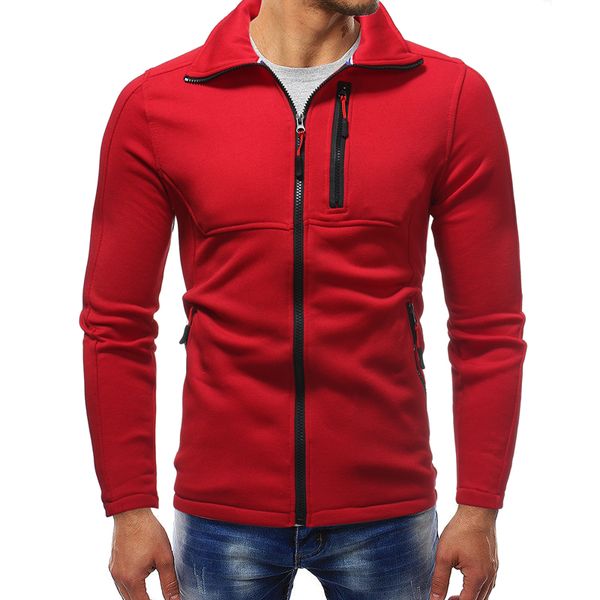 mens stand collar cardigan hoodies casual slim fit zipper clothes male long sleeve sport wear, Black
mens stand collar cardigan hoodies casual slim fit zipper clothes male long sleeve sport wear, Black