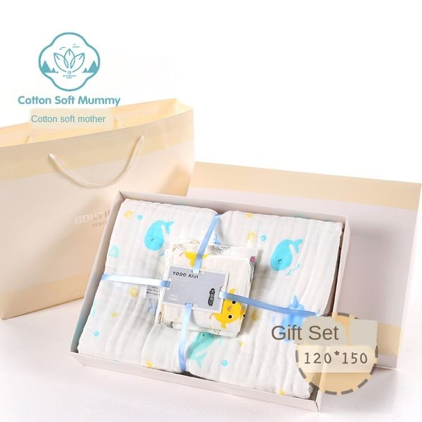 6-layer washing 120*150 high density thickened air conditioning quilt gift box multi-layer air conditioning gauze quilt
6-layer washing 120*150 high density thickened air conditioning quilt gift box multi-layer air conditioning gauze quilt