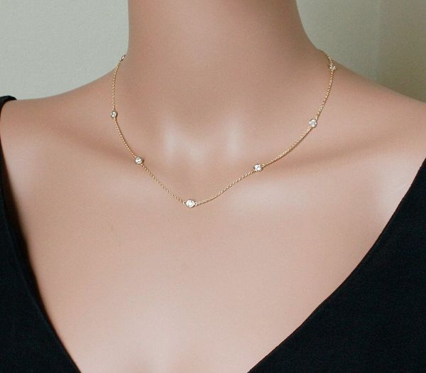 basic 925 sterling silver cz station chain 18" bezel 3mm cz link chain necklaces
basic 925 sterling silver cz station chain 18" bezel 3mm cz link chain necklaces