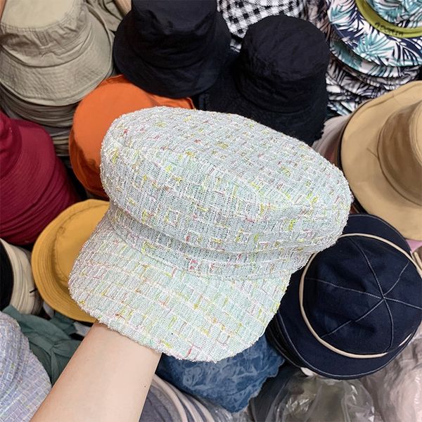 xiaoxiang style elegant octagonal hat cap octagonal cap hat female temperament new decoration all-match casual short eavescap, Blue;gray
xiaoxiang style elegant octagonal hat cap octagonal cap hat female temperament new decoration all-match casual short eavescap, Blue;gray