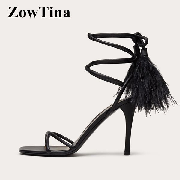 2020 new fashion women sandals gladiator ankle strap summer shoes woman high heels sandalias femmes fringe decor chaussure, Black
2020 new fashion women sandals gladiator ankle strap summer shoes woman high heels sandalias femmes fringe decor chaussure, Black