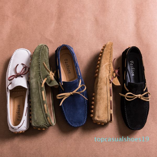 designer suede leather lace up men casual shoes soft mens loafers moccasins italian fashion driving shoes big size mx190713 t19, Black
designer suede leather lace up men casual shoes soft mens loafers moccasins italian fashion driving shoes big size mx190713 t19, Black