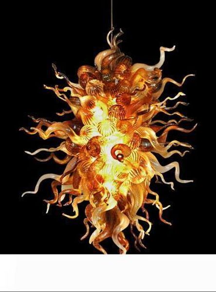 Modern Amber Color LED Handmade Blown Glass Chandelier Lighting LED Bulbs Style Murano Glass Arabia Chandelier
Modern Amber Color LED Handmade Blown Glass Chandelier Lighting LED Bulbs Style Murano Glass Arabia Chandelier