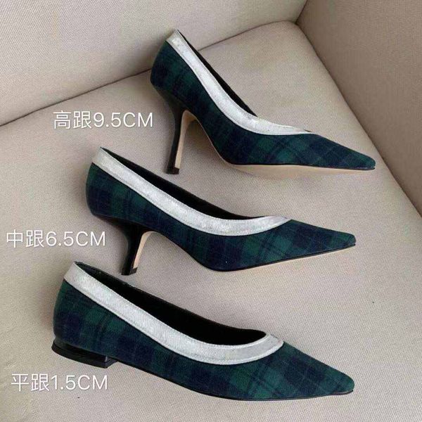 fashion ladies high heel sandals designer luxury red bottom high heels wide bottom non-slip pointed toe shoes retro plaid single shoes, Black
fashion ladies high heel sandals designer luxury red bottom high heels wide bottom non-slip pointed toe shoes retro plaid single shoes, Black