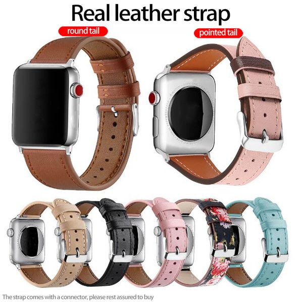for apple watch band 42/44mm 38/40mm first layer cowhide strap pointed tail round tail strap for iwatch 1 / 2 / 3 / 4
for apple watch band 42/44mm 38/40mm first layer cowhide strap pointed tail round tail strap for iwatch 1 / 2 / 3 / 4