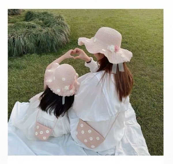 3jydw internet celebrity lady sunscreen beach daisies straw hat children's children's wave eaves straw hat with bag messenger bag, Yellow
3jydw internet celebrity lady sunscreen beach daisies straw hat children's children's wave eaves straw hat with bag messenger bag, Yellow