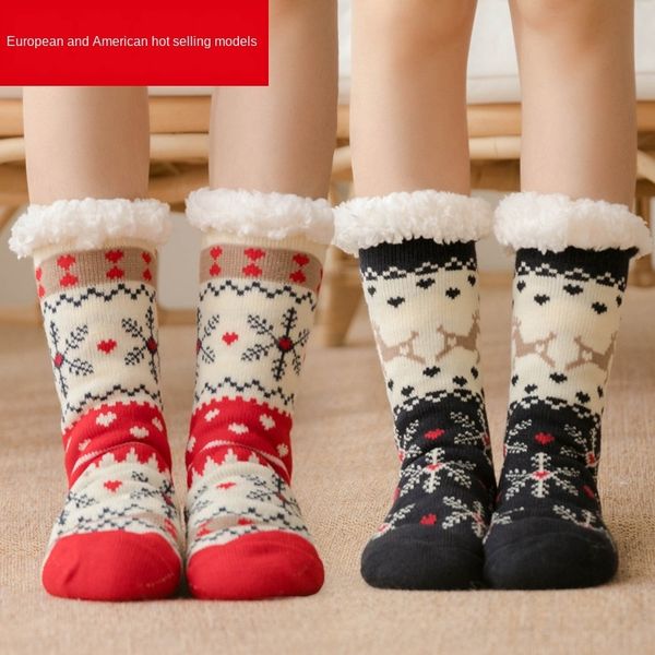 children's middle tube season floor warm thickened velvet christmas home christmas home sleep socks carpet socks, Pink;yellow
children's middle tube season floor warm thickened velvet christmas home christmas home sleep socks carpet socks, Pink;yellow