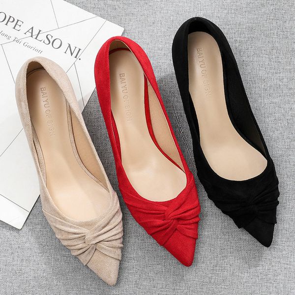 dress shoes 2021 red wedding small thin high heels woman 3.5cm pointed toe pleated elegant solid flock casual slip on pumps, Black
dress shoes 2021 red wedding small thin high heels woman 3.5cm pointed toe pleated elegant solid flock casual slip on pumps, Black