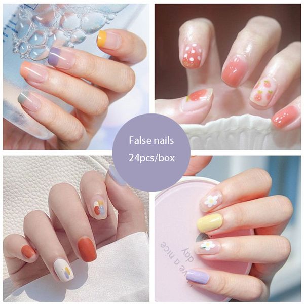 false nails 24pcs detachable nail artificial tips set full cover for short decoration press on art fake extension with glue, Red;gold
false nails 24pcs detachable nail artificial tips set full cover for short decoration press on art fake extension with glue, Red;gold