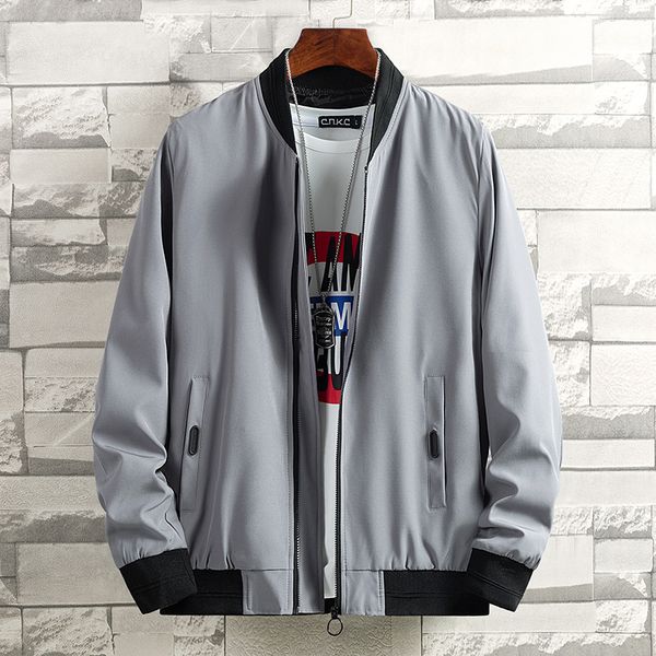 men's jackets plus size 7xl-m spring men jacket coats casual solid color stand collar business brand clothing male outwear, Black;brown
men's jackets plus size 7xl-m spring men jacket coats casual solid color stand collar business brand clothing male outwear, Black;brown