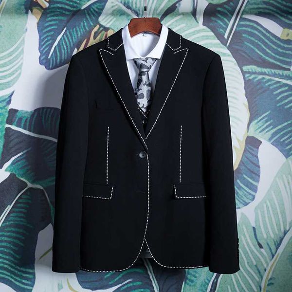 contrast white black masculino slim fit social wedding jackets blazers mens chaqueta hombre formal 4xl blazer homme
contrast white black masculino slim fit social wedding jackets blazers mens chaqueta hombre formal 4xl blazer homme