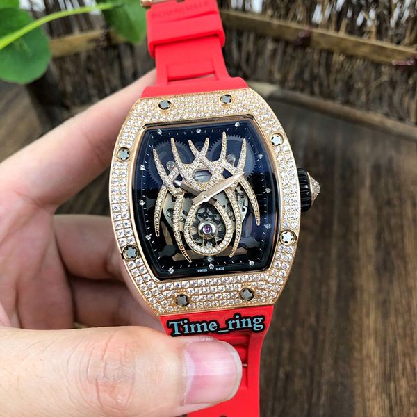version rm19-01 spider diamond dial rose gold steel case japan miyota automatic movement rm19-01 mens watch rubber strap sport watches, Slivery;brown
version rm19-01 spider diamond dial rose gold steel case japan miyota automatic movement rm19-01 mens watch rubber strap sport watches, Slivery;brown