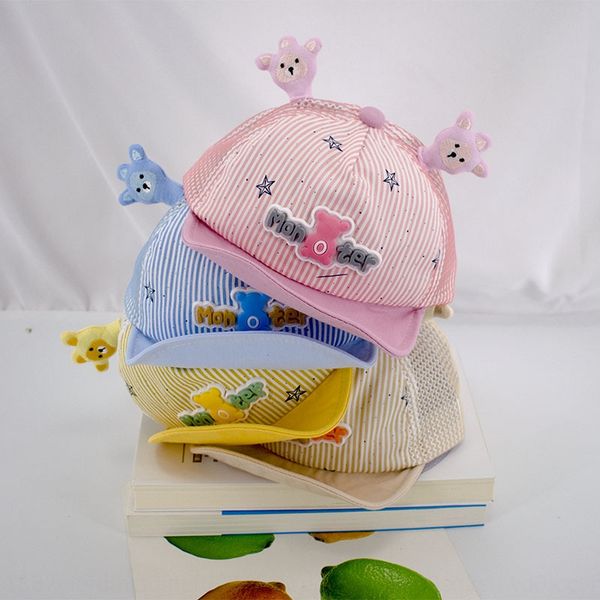 summer 2020 new cartoon bear baby children's baseball baseball cap cap baby cartoon mesh sun letter hat, Blue;gray
summer 2020 new cartoon bear baby children's baseball baseball cap cap baby cartoon mesh sun letter hat, Blue;gray