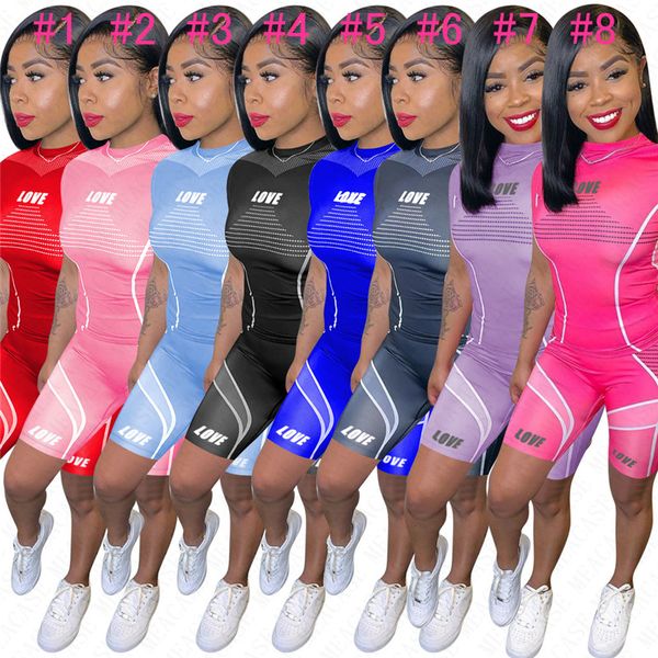 women bodysuit outfit designer tracksuit letters print pullover t-shirt and biker shorts sportwear yoga fitness two piece sweat suits d7708, White
women bodysuit outfit designer tracksuit letters print pullover t-shirt and biker shorts sportwear yoga fitness two piece sweat suits d7708, White