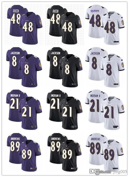 mens womens youth baltimore ravens 8 lamar jackson 48 patrick queen 89 mark andrews 21 mark ingram ii custom football jerseys, Black;red 
mens womens youth baltimore ravens 8 lamar jackson 48 patrick queen 89 mark andrews 21 mark ingram ii custom football jerseys, Black;red
