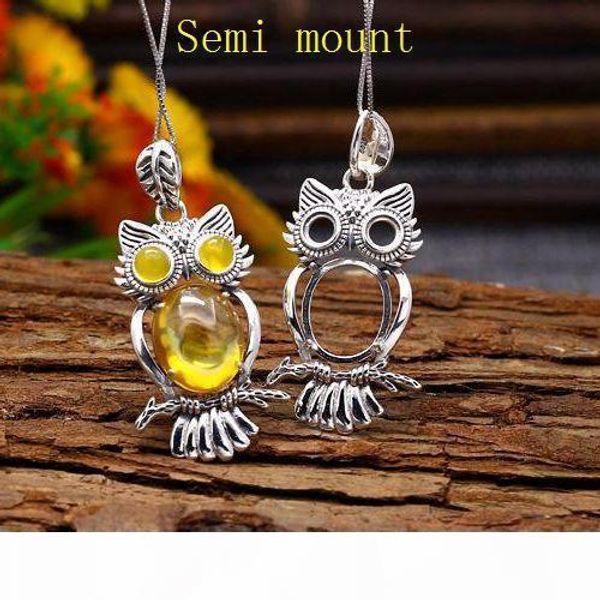 5x5mm round 13x16mm oval cabochon semi mount pendant sterling silver 925 owl art nouveau antique vintage
5x5mm round 13x16mm oval cabochon semi mount pendant sterling silver 925 owl art nouveau antique vintage