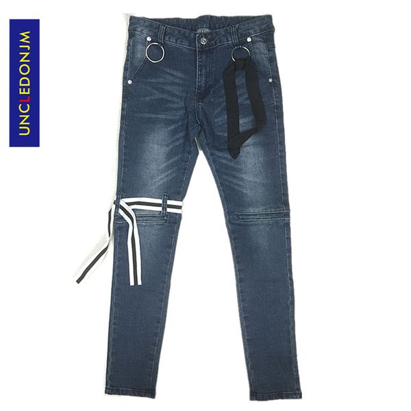 men's jeans uncledonjm vintage washed slim denim distressed biker fashion punk rock trousers ankle-length pants, Blue
men's jeans uncledonjm vintage washed slim denim distressed biker fashion punk rock trousers ankle-length pants, Blue