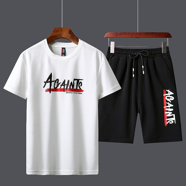 men's tracksuit summer clothes sportswear two piece set t shirt shorts brand track clothing male sweatsuit sports suits husband kg-509, Gray
men's tracksuit summer clothes sportswear two piece set t shirt shorts brand track clothing male sweatsuit sports suits husband kg-509, Gray