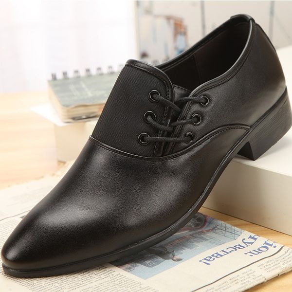2020 men dress shoes designer business office lace-up loafers casual driving shoes men's flat party leather 2 color, Black
2020 men dress shoes designer business office lace-up loafers casual driving shoes men's flat party leather 2 color, Black