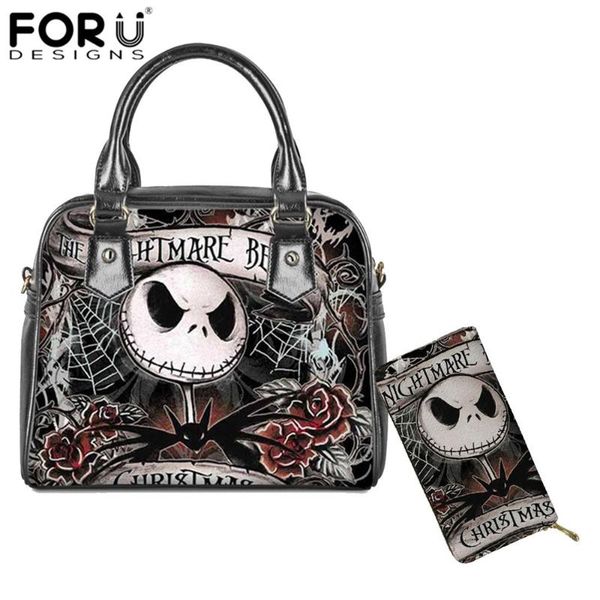 forudesigns jack skellington luxury handbags women bags designer nightmare before christmas print pu ladies purse shoulder bags
forudesigns jack skellington luxury handbags women bags designer nightmare before christmas print pu ladies purse shoulder bags