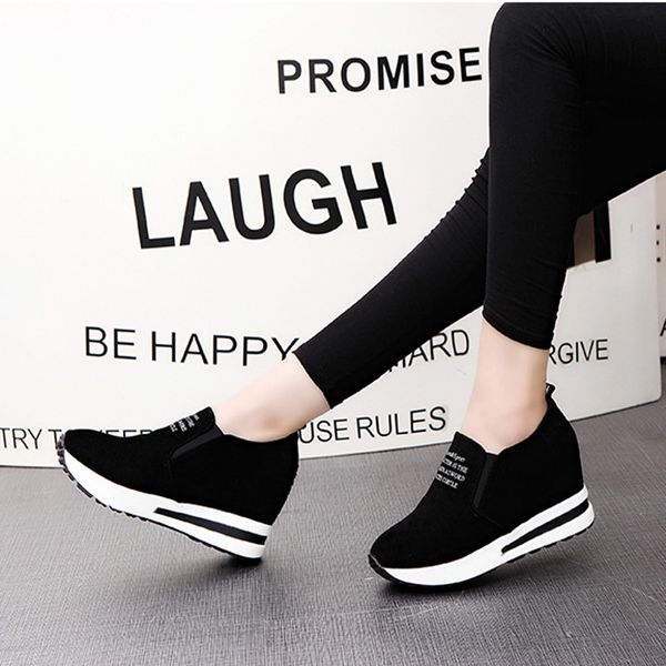 platform shoes woman suede abrasive leather casual shoes wear comfortable round toe light loafers black ladies increased c13
platform shoes woman suede abrasive leather casual shoes wear comfortable round toe light loafers black ladies increased c13