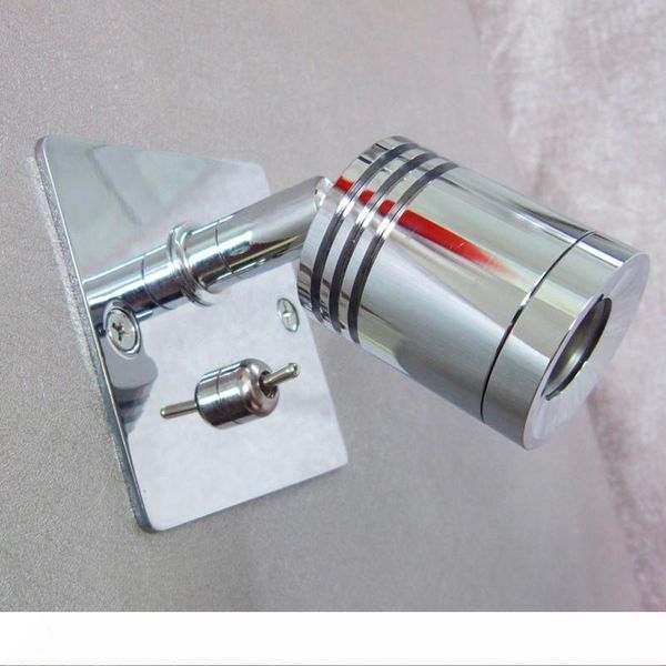 ch recessed wall lights led 3w with on-off switch square base flexible head chrome finish for indoors camper yacht 180 deg. tilt
ch recessed wall lights led 3w with on-off switch square base flexible head chrome finish for indoors camper yacht 180 deg. tilt
